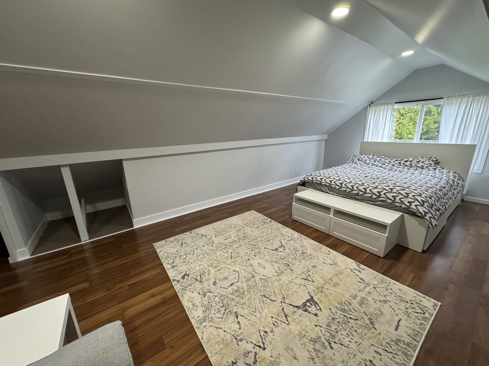 Bedroom closet and storage